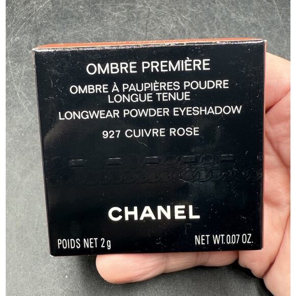 Chanel Ombre Première Longwear Powder Eyeshadow shade 927 Cuivre Rose Brand New! - Picture 2 of 14